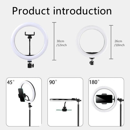Professional Photography Ring Light RGB Tripod with Phone Holder
